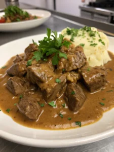 beef tips with gravy