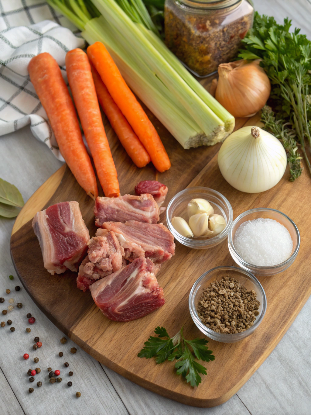Slow Cooker Neck Bones Ingredients
