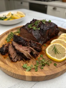 smoked beef cheek meat