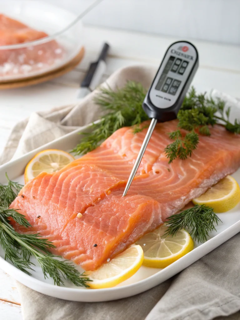 smoked salmon internal temp