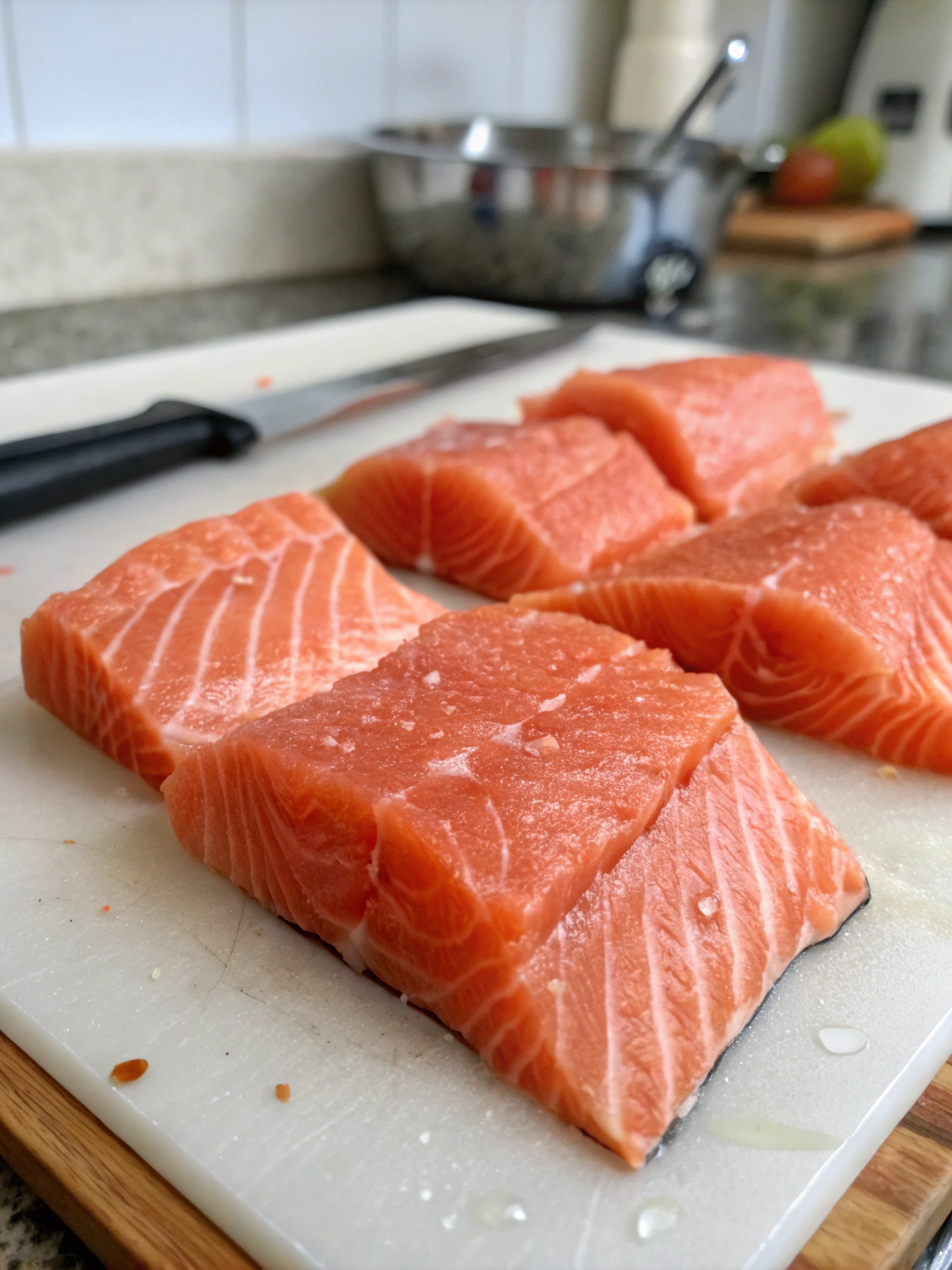 Salmon chunks ingredients